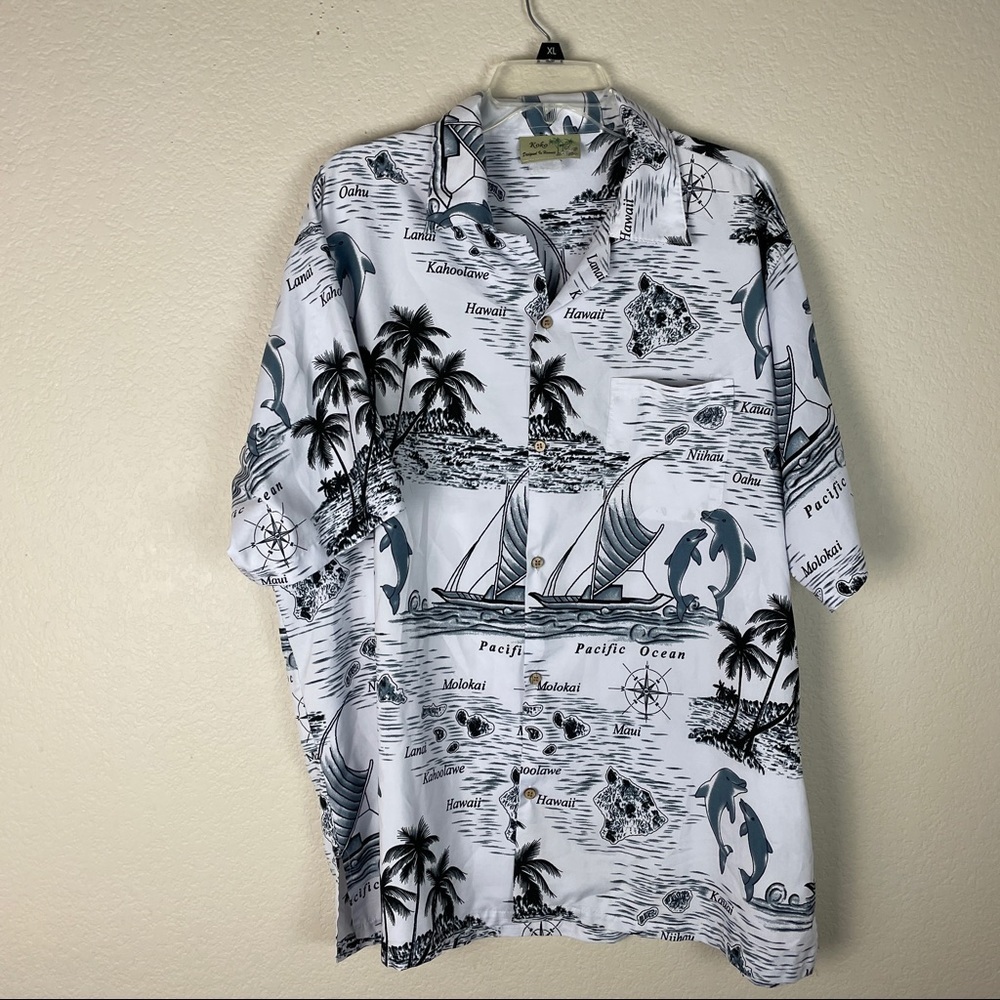 Koko Hawaiian Button Up Vintage Shirt